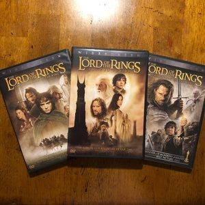 LORD OF THE RINGS Dvd Complete Set